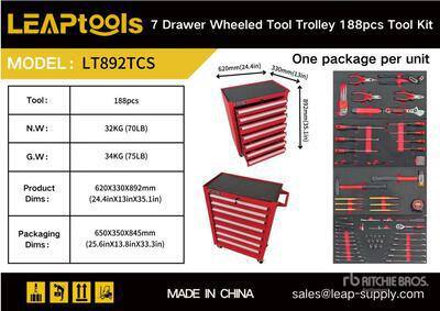 Quantity of (2) 2026 LEAPtools LT892TCS Skrzynka narzędziowa (Unused)