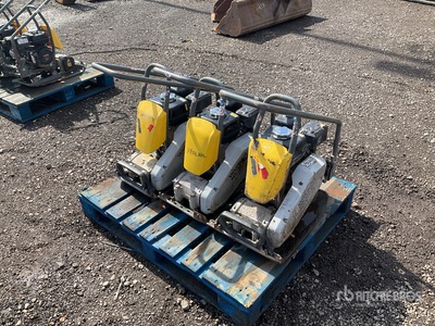 Quantity of (3) 2022 Wacker Neuson BPS1030A Vibratory Plate Compactor