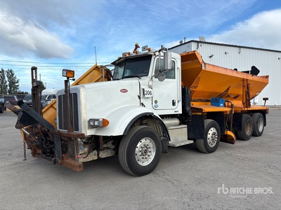 2014 Peterbilt 365 8x4 Pług śnieżny