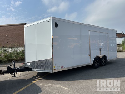 2025 Forest River Haulin 23 ft T/A rear ramp, with side door opening on left side and a man door on right side Gesloten aanhangwagen (Unused)