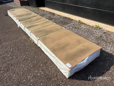 Quantity of (176) PVC Trim Board (Unused)