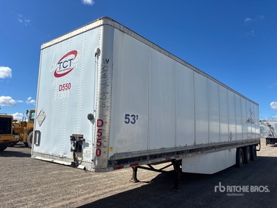 2007 Wabash 53 ft x 102 in Tri/A Remolque de furgoneta