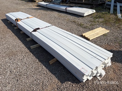 Quantity of Various Lengths of PVC Trim (Unused)