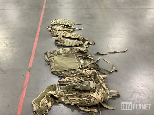 (121) Hydration Carriers, (29) Waist Belts, (6) Rucksacks & (5) Field Packs