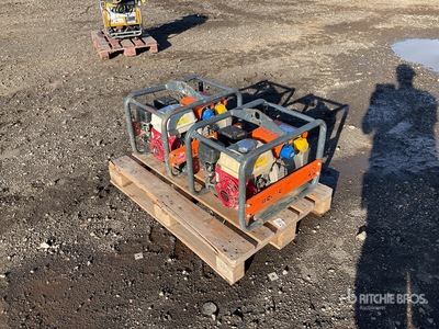 Quantity of (2) Belle G3401 3.4 kVA Mobile Generator Set
