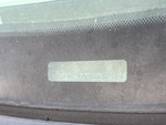 Frame Stamp Serial Number/VIN Photo