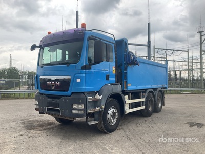 2009 MAN TGA33.400 6x4 を見 Dump Truck