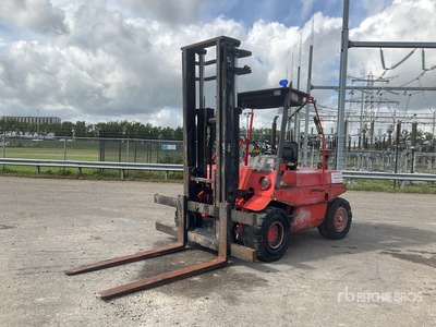 1987 Linde H60D 6000 kg Carretilla Elevadora