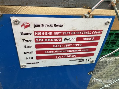 2026 SDLBBS800 Basketball Hoop (Unused)