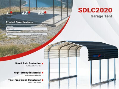 2026 SDLC2020 20 ft x 20 ft Wiata Samochodowa (Unused)