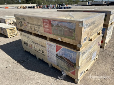 2026 SDLC2545DGMS Double Garage Metal Shed (Unused)