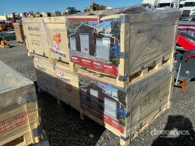 2026 SDL4230TGMS Triple Garage Metal Shed (Unused)