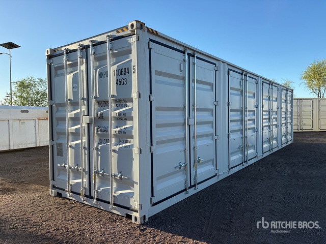 2026 40 ft High Cube Multi-Door Storage Container