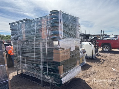 Quantity of (56) 2026 EMC CP10FT-5FT(54+2) 10 ft x 5 ft Powder Coated Panneau pour bétail (Unused)