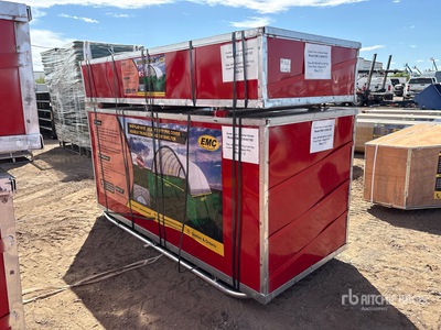 2026 EMC C404015D 40 ft x 40 ft Double Truss Container Shelter (Unused)