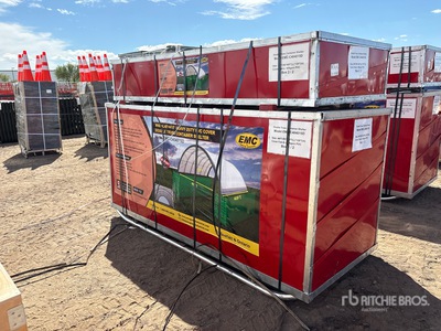 2026 EMC C404015D 40 ft x 40 ft Double Truss Container Shelter (Unused)