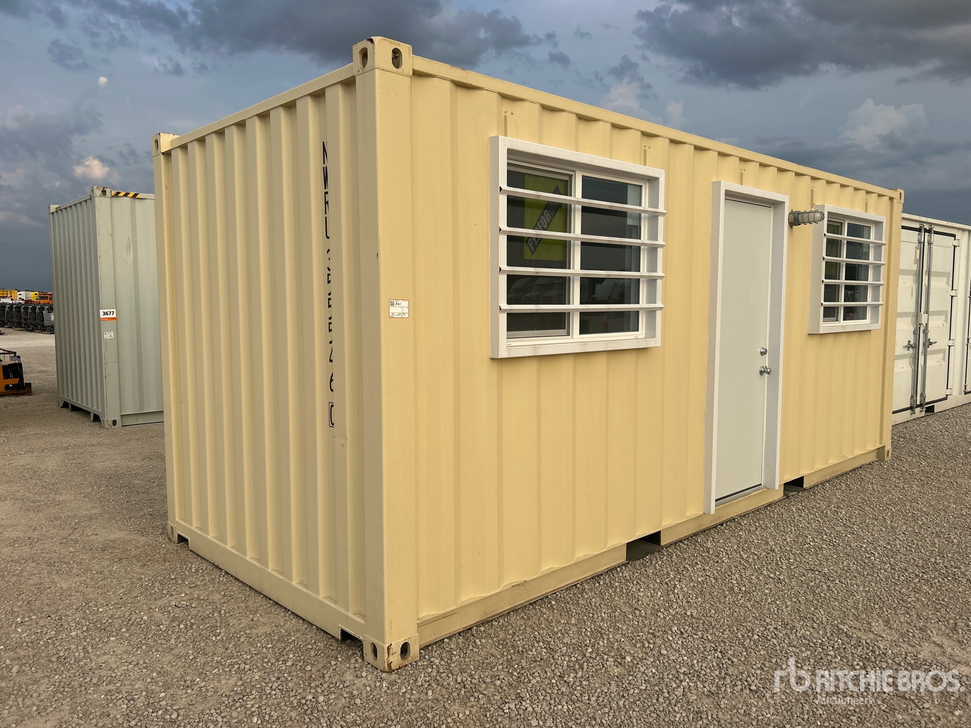 2024 20 ft x 8 ft 20 ft x 8 ft Skid-Mounted Storage Container Mobile Office (Unused)