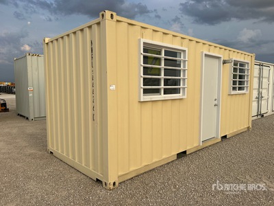 2024 20 ft x 8 ft 20 ft x 8 ft Skid-Mounted Storage Container Mobile Office Varios, equipamiento de contenedor (Unused)