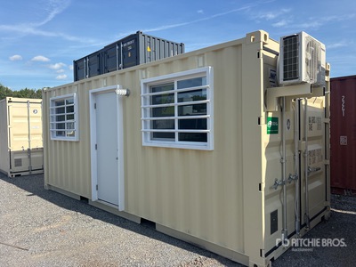 2026 20 ft x 8 ft 20 ft x 8 ft Skid-Mounted Storage Container Mobile Office Bureau mobile (Unused)