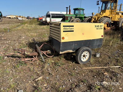 Atlas Copco Xas 97 185 cfm Air Compressor