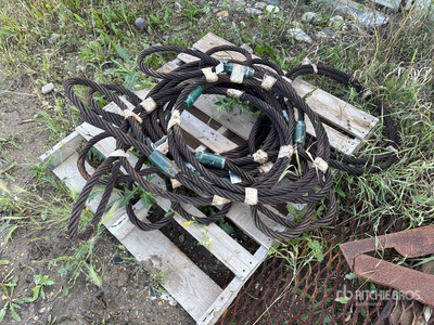 Quantity of (7) Nothern Strands 1 in x 14 ft Lifting Cables
