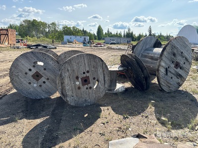 Quantity of (4) Wooden Wire Spools