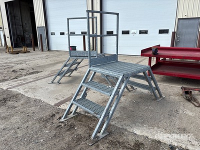 Quantity of (2) Steel Stairs