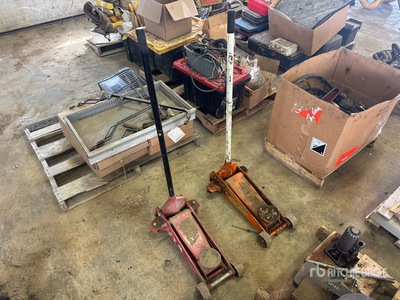 Quantity of (2) 2 Ton Floor Jacks