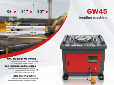 2026 GW45-RED Bar Bender (Unused)