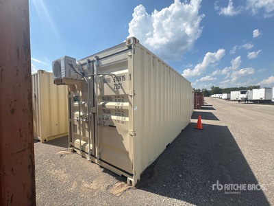 2026 20 ft x 8 ft Skid-Mounted Storage Container Mobile Office (Unused)