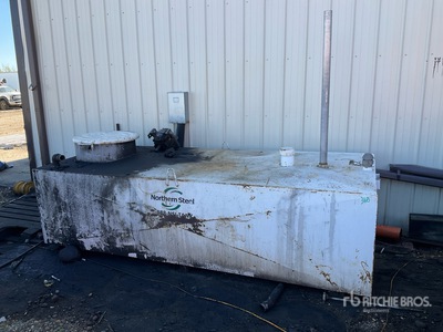 Northern Steel 2400 L Skid Mounted Steel Used Oil Tank
