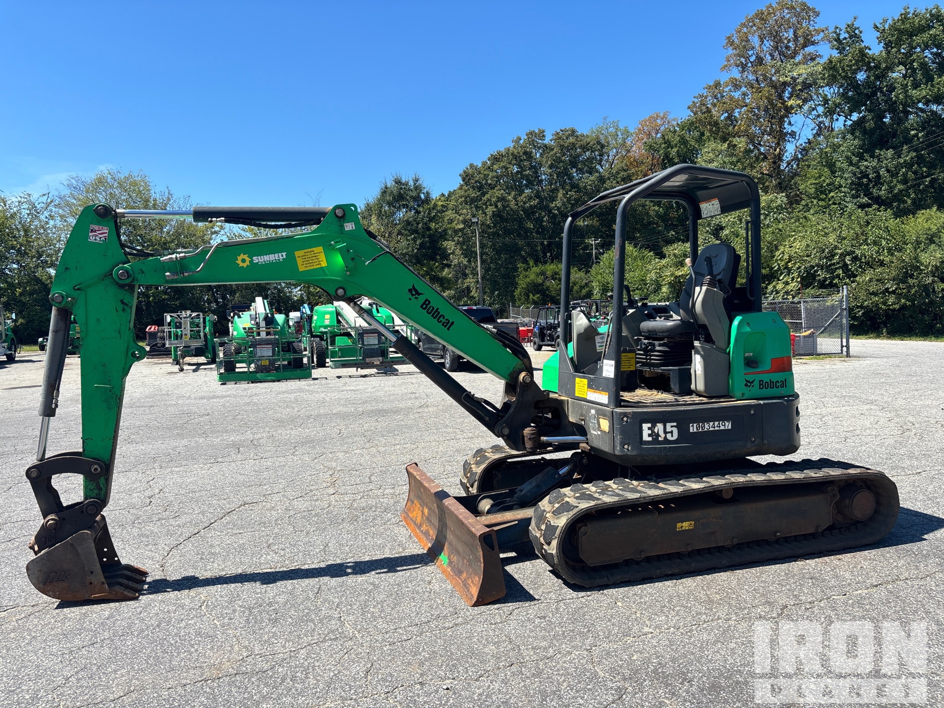 2018 BOBCAT E45 Mini pelle hydraulique