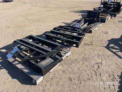Quantity of (8) 2026 Mower King SAII100 48 in Skid Steer Forks (Unused)