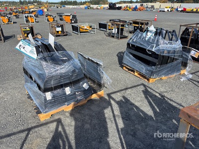 Quantity of (10) 2026 Mower King SAII100 48 in Skid Steer Forks (Unused)