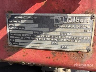 2002 Talbert T3DW-35-HRG-1 Low Loader