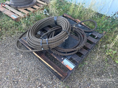 Quantity of (2) Cable Sling Rigging (Unused)
