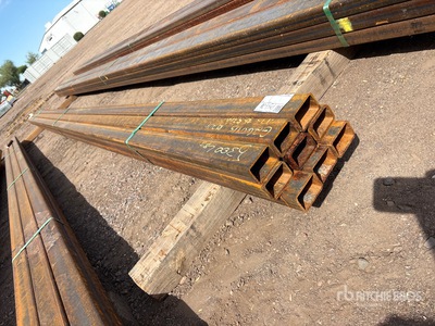 Quantity of (9) 2025 Kit Containers Steel 2"x3"x230" Pipe