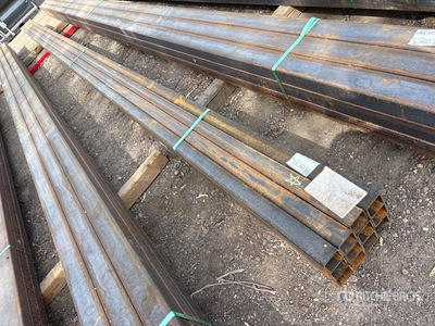 Quantity of (12) 2025 Kit Containers Steel 2.5"x2.5"x288" Pipe