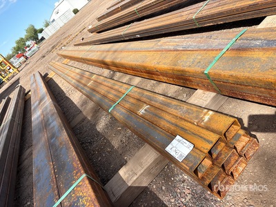 Quantity of (9) 2025 Kit Containers Steel 2"x3"x233" Pipe