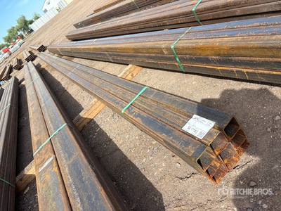 Quantity of (9) 2025 Kit Containers Steel 2.5"x2.5"x273" Pipe