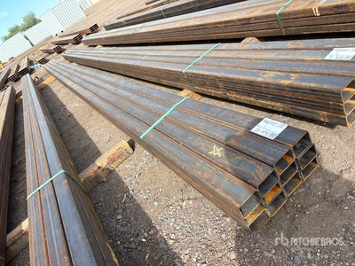Quantity of (12) 2025 Kit Containers Steel 2"x3"x273" Pipe