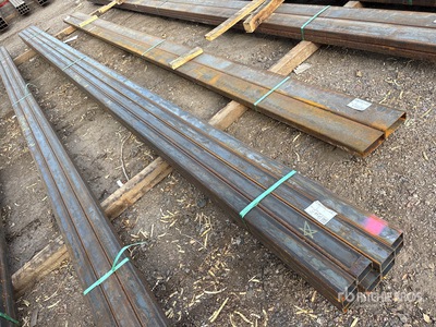 Quantity of (12) 2025 Kit Containers Steel. 2"x3"x266" Pipe