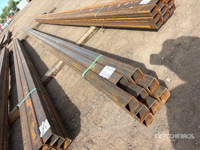 Quantity of (9) 2025 Kit Containers Steel 2.5"x2.5"x275" Pipe