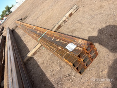 Quantity of (9) 2025 Kit Containers Steel 2"x3"x240" Pipe
