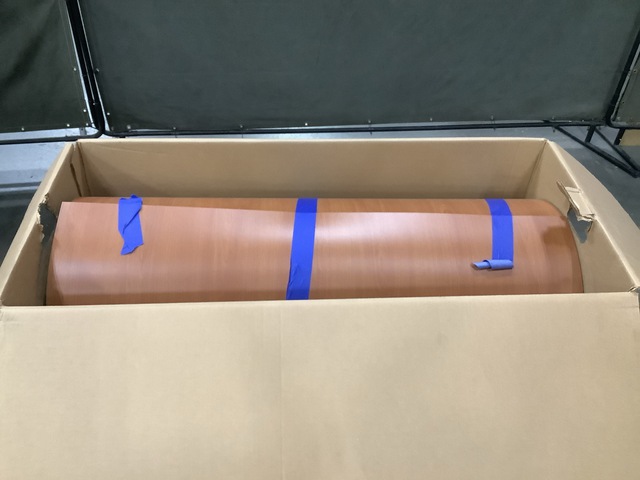 (1) Roll of 4' x 50' of InPro Honey Nut Vinyl Sheet