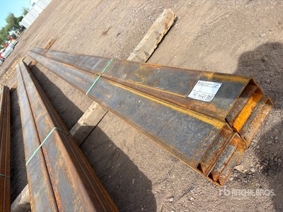 Quantity of (6) 2025 Kit Containers Steel 2"x6"x306" Pipe