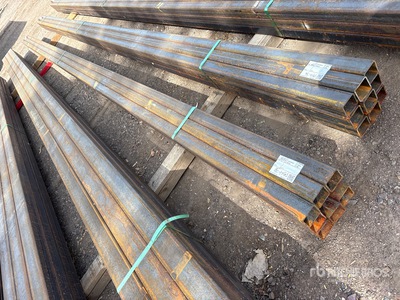 Quantity of (9) 2025 Kit Containers Steel 2.5"x2.5"x272" Tube