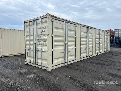 2025 40 ft High Cube Multi-Door Storage Container