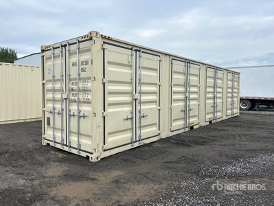 2025 40 ft High Cube Multi-Door Storage Container