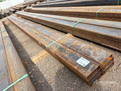 Quantity of (6) 2025 Kit Containers Steel 2"x6"x240" Tube